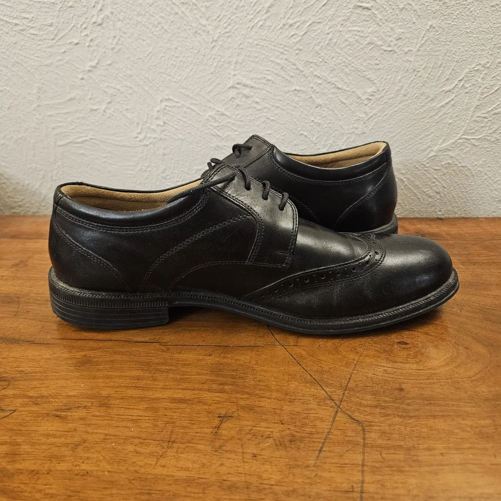 Florsheim‎ Portfolio Wing Ox Leather Wing Tip 11702-001 Black Size 11.5 D